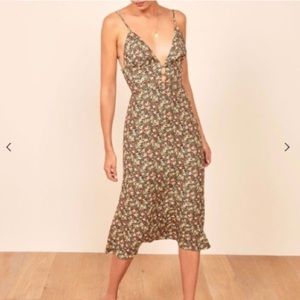 Reformation floral midi dress
